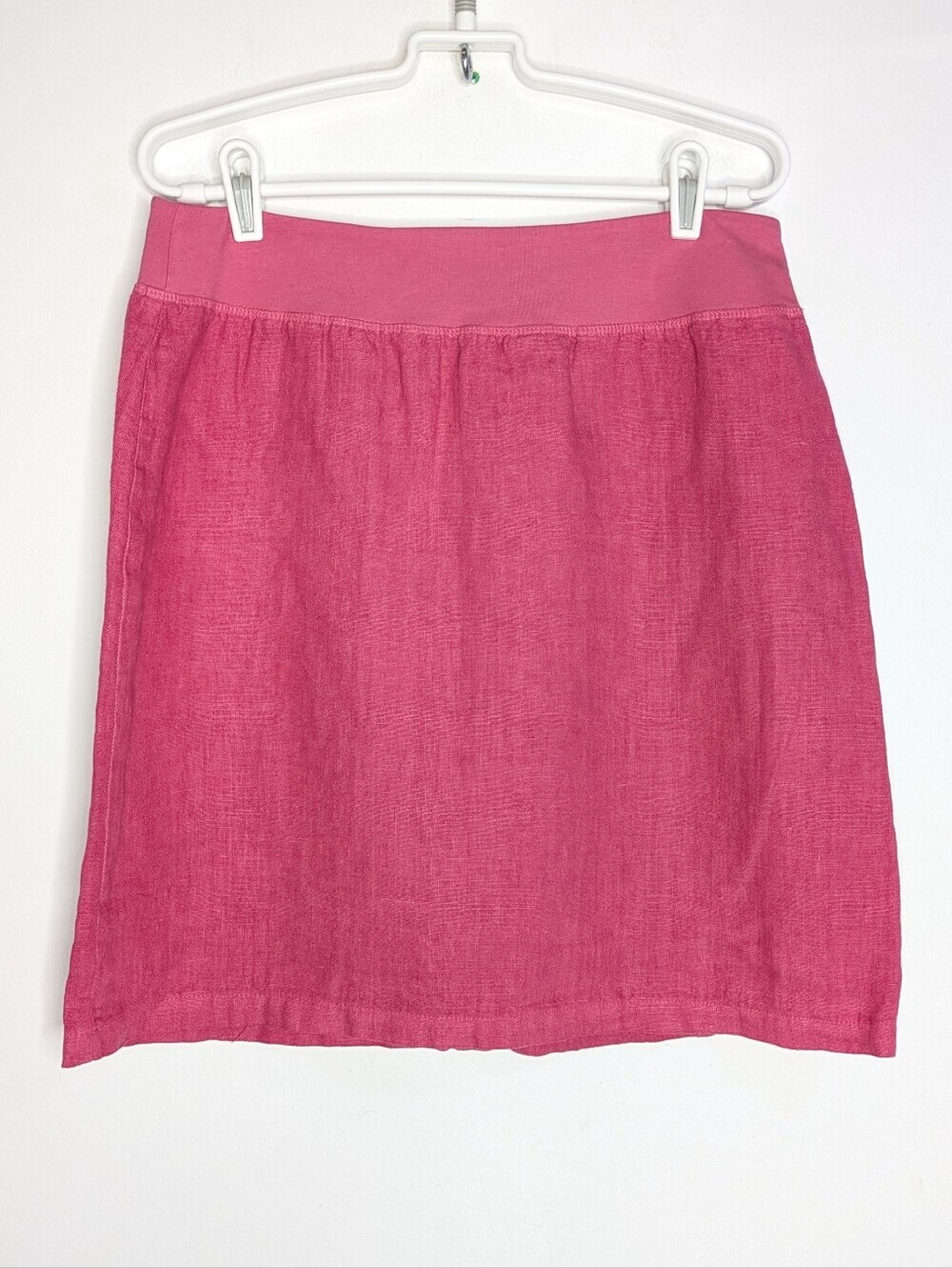 Cut Loose Pink Stretch Waist Linen Skirt M